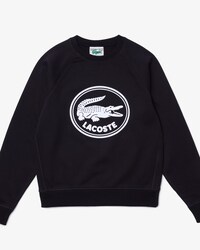 Moletom feminino em fleece de algod&atilde;o org&acirc;nico com logo em 3D