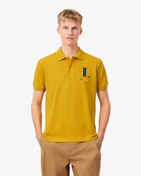 Camisa Polo Petit Piqu&eacute; Cl&aacute;ssica Estampada