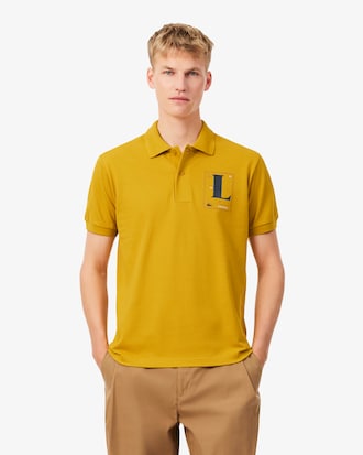 Polo de petit piqu&eacute; estampado de corte cl&aacute;sico