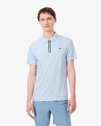Polo de tenis Ultra Dry con cocodrilo jacquard