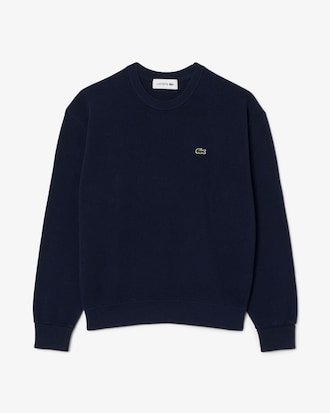 Su&eacute;ter de Gola Redonda de Algod&atilde;o de Caimento Relaxado