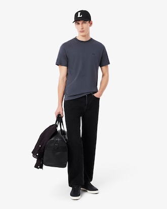 Remera con Firma Bordada