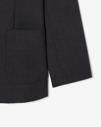Blazer de mezcla de lana