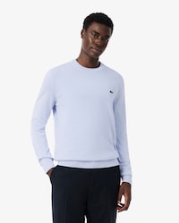 Su&eacute;ter Masculino de Malha em Modelagem Regular com Gola Redonda