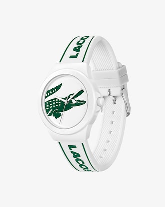 Rel&oacute;gio de silicone branco Neocroc unissex