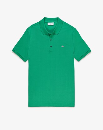 Polo Slim Fit em Mini Piqu&eacute; Stretch