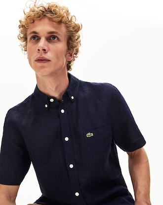 Camisa De Hombre De Lino