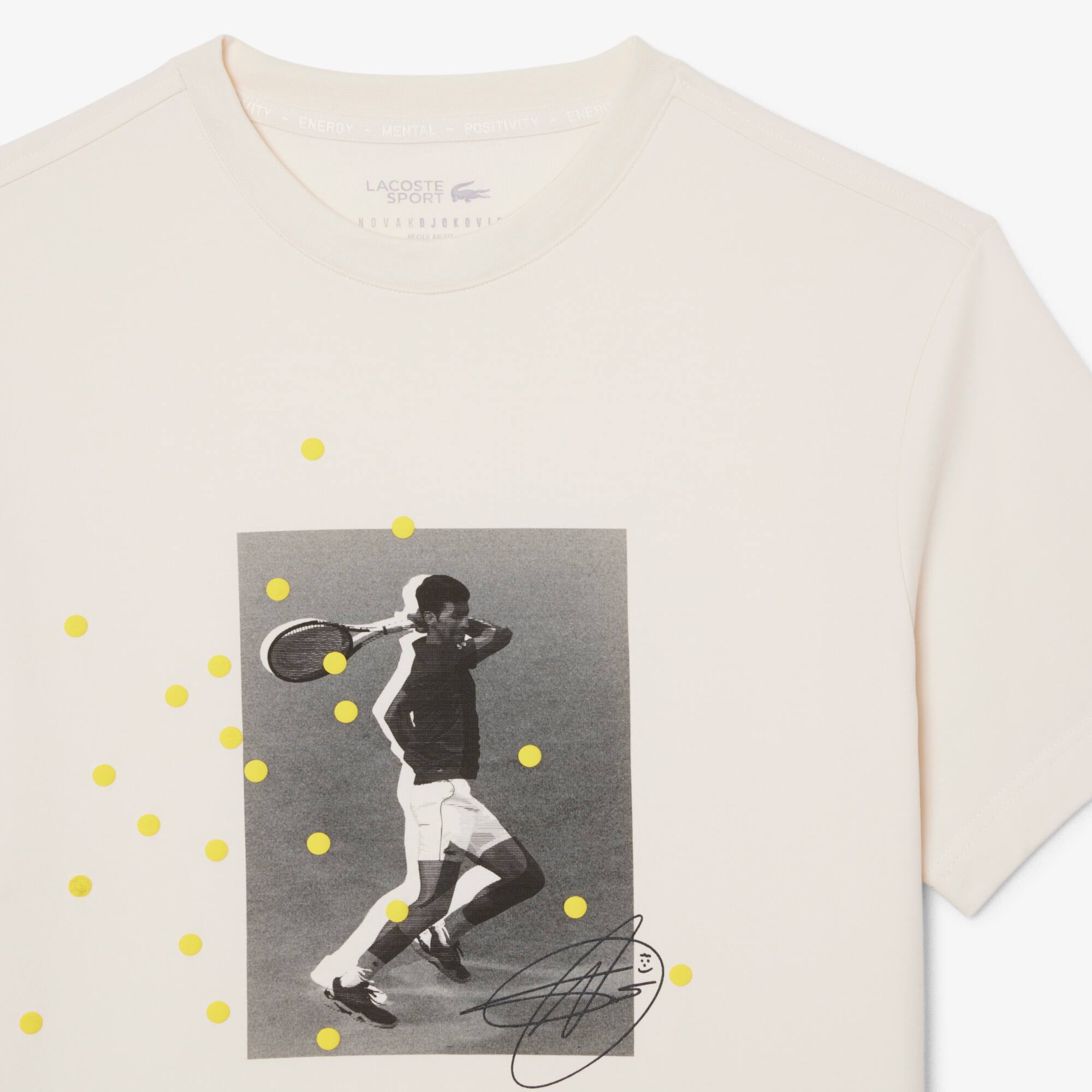 Camiseta Lacoste Tennis x Novak Djokovic Gráfica - Camisetas