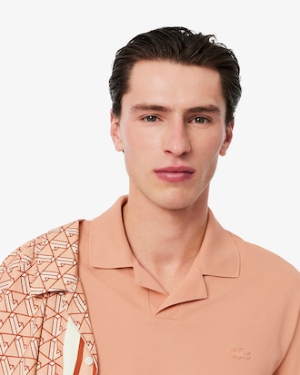 Camisa Polo Open Neck Paris Ajuste Cl&aacute;ssico