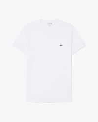 Camiseta de Algod&atilde;o Pima Leve com Gola V