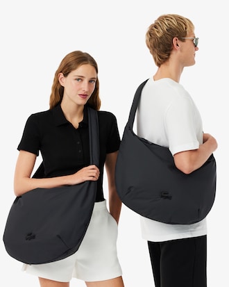 Cartera Nylia Medialuna Acolchada Grande