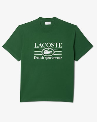Camiseta de Algodão com Estampa Ajuste Clássico