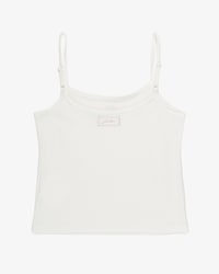 Remera sin mangas de punto fino ajustada