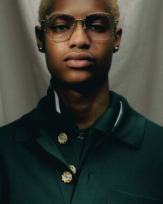 Polo Manga Longa Lacoste x le FLEUR