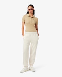 Pantalones De Algodón Con Logo Con Relieve