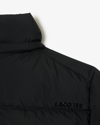 Jaqueta Puffer com Capuz com Caimento Relaxado