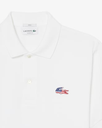 Camisa Polo Original L.12.12 Classic Fit Edi&ccedil;&atilde;o CopaEUA