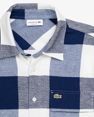 Sobrecamisa de Flanela Modelagem reta