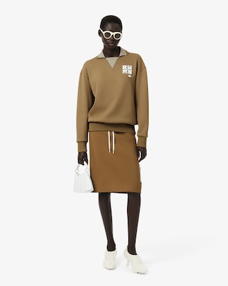 Camisola com Colarinho Polo e Emblema