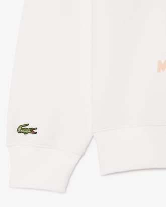 Moletom Esportivo Piqu&eacute; com Motif Relaxed Fit