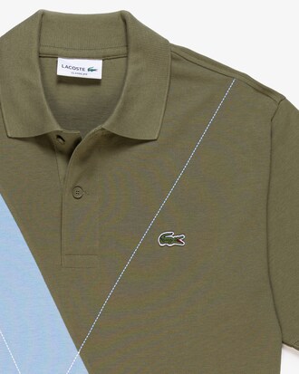 Polo Cl&aacute;ssico Fit em Mini Piqu&eacute; Contrastante