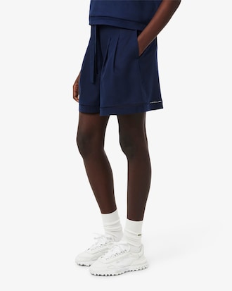 Bermuda Oversized em Mistura de Linho Fluida