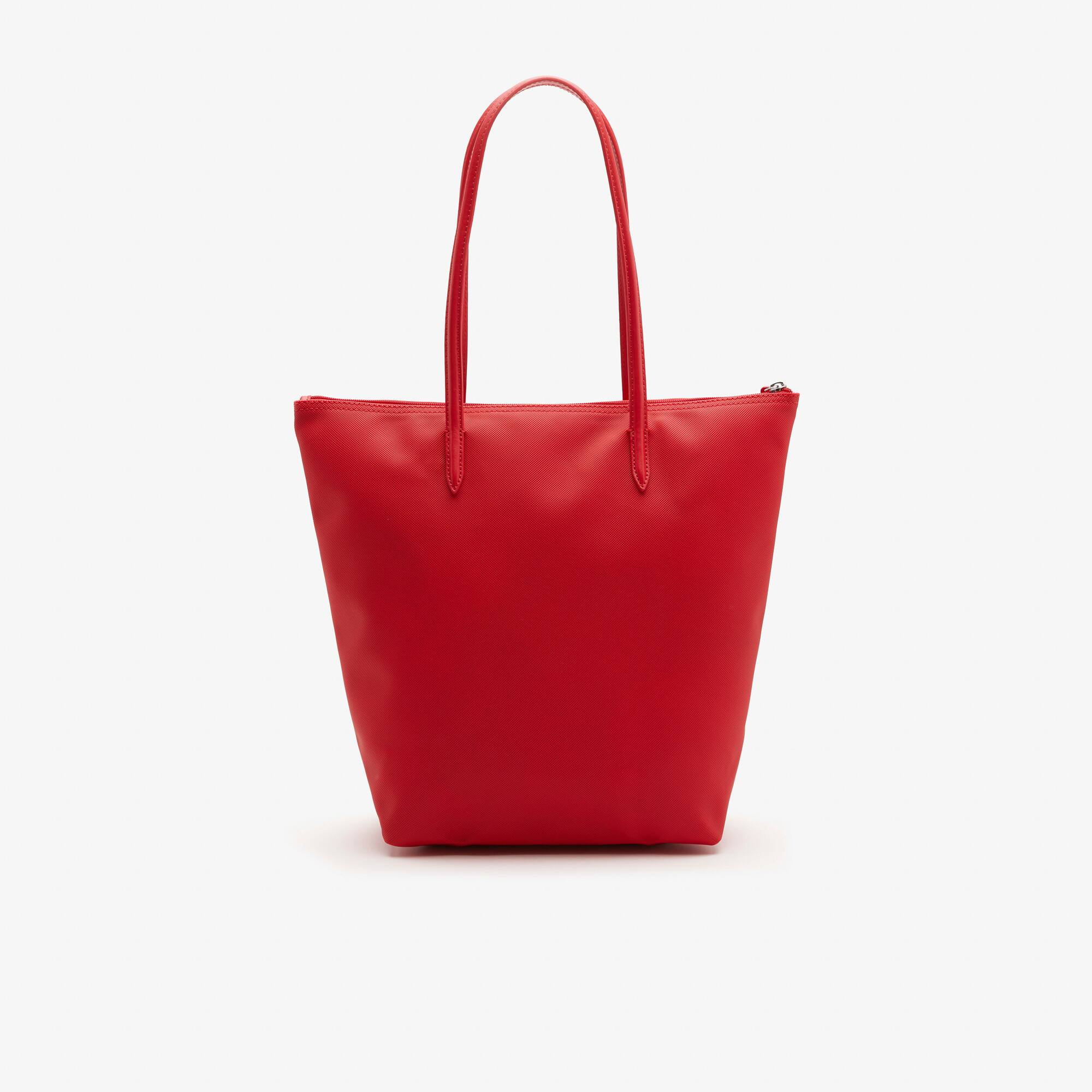 Bolsa Tote Feminina Vertical Lacoste Concept com Zíper