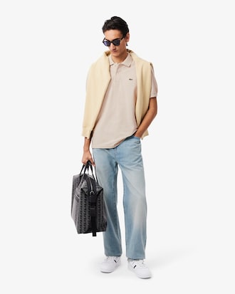 Polo Cl&aacute;ssico Fit L.12.12 em Efeito Mescla