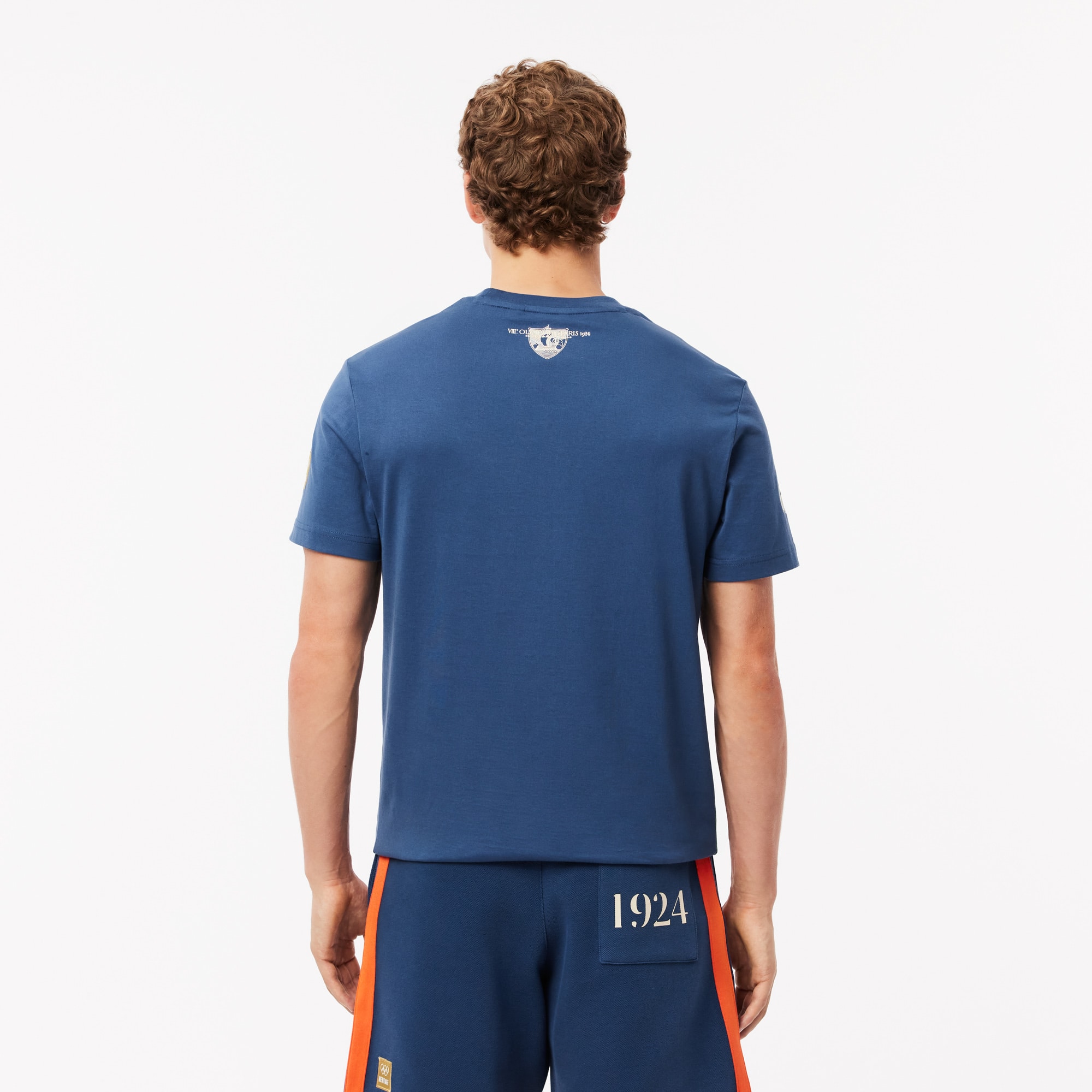 Camisa Masculina Manga Curta Lacoste Olympic Heritage 1924