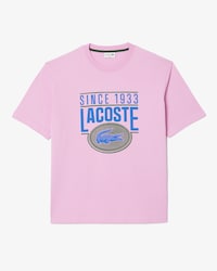 Remera De Algod&oacute;n Grueso Con Estampado De Corte Holgado