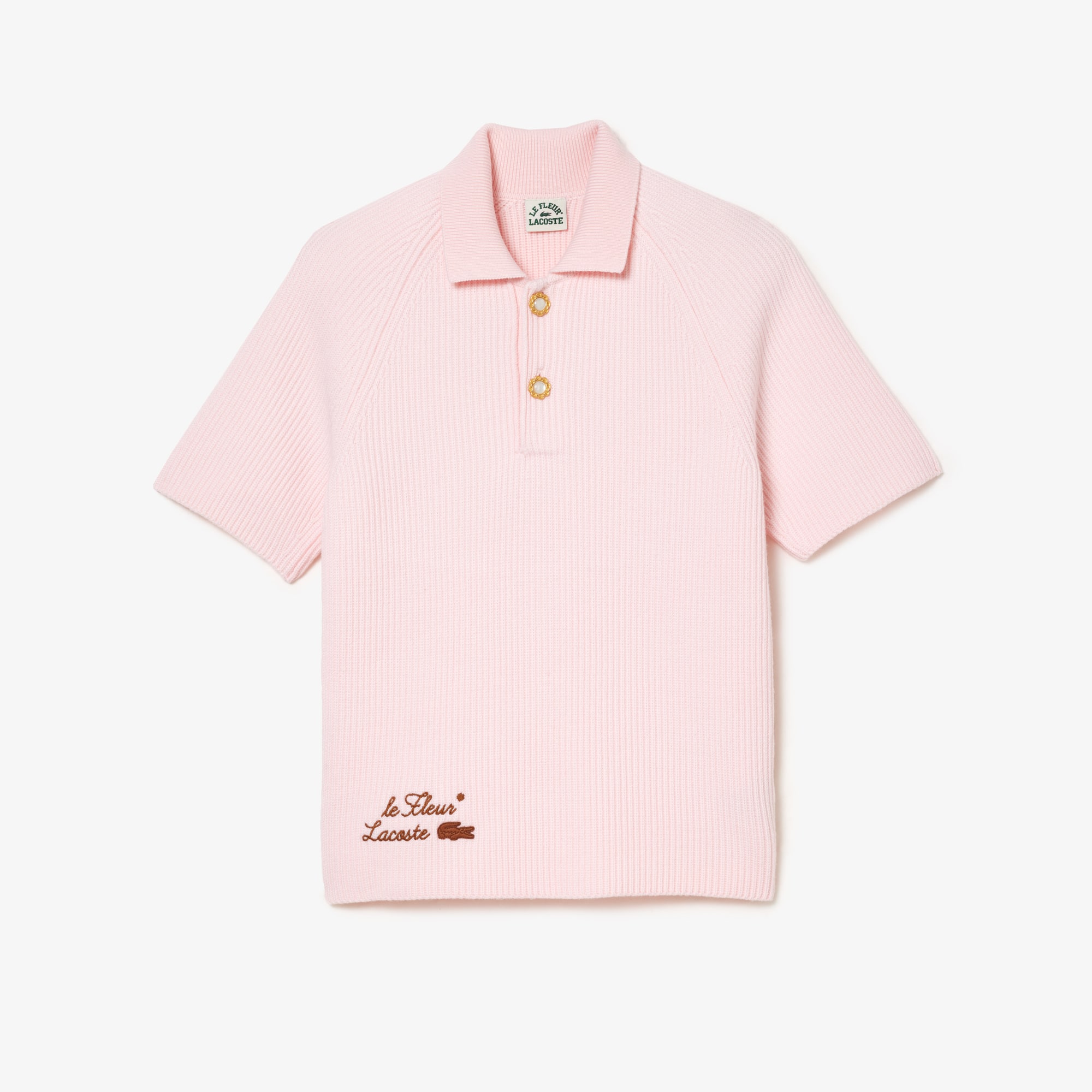 Suéter de Gola Polo Lacoste x le FLEUR - Moda Masculina
