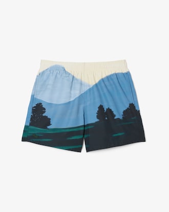 Shorts de Baño con Estampa Landscape