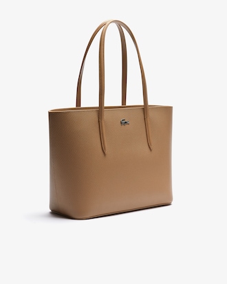 Bolsa tote feminina Chantaco em piqu&eacute; de couro