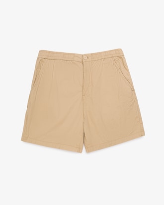 Shorts de Tafet&aacute; de Algod&atilde;o Modelagem reta