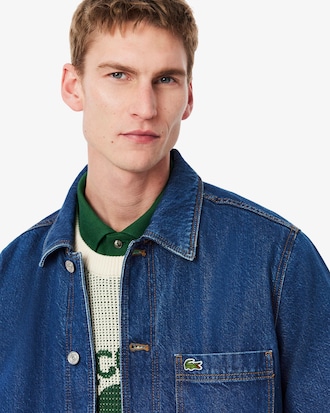Sobrecamisa De Denim De Algodón Pesado