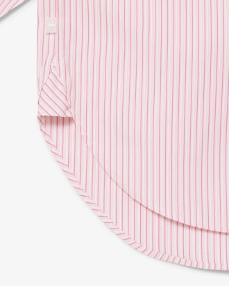 Camisa Oversize Ml Popeline Seasonal com Bolso