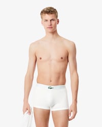 Kit com 3 Cuecas Boxer em Malha Stretch
