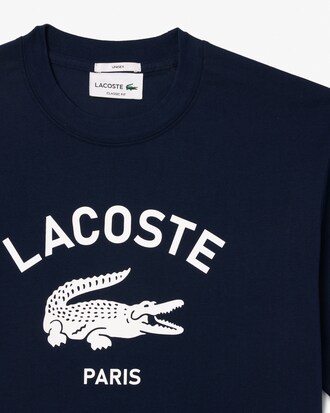 Camiseta em Algod&atilde;o com Estampa Assinada