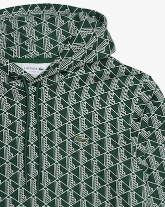 Buzo de Algod&oacute;n Monograma con Capucha