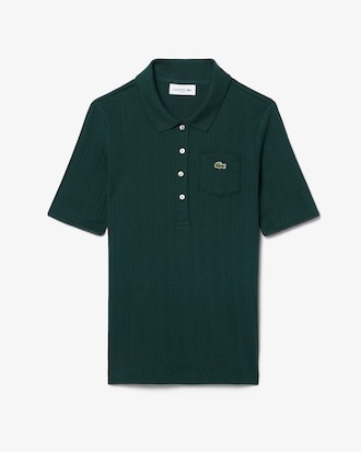 Camisa Polo de Malha Piquet com Modelagem Slim Fit