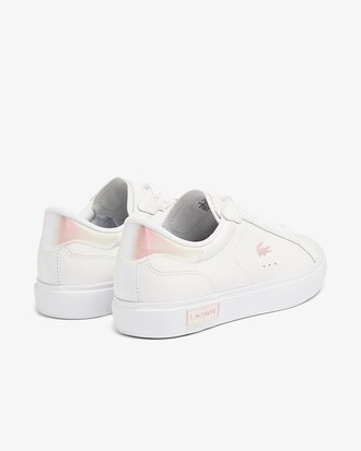 Women's Powercourt Leather Iridescent Detail Trainers