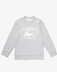 Moletom infantil em colorblock com logo contrastante