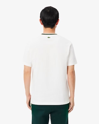 Remera de punto con insignia francesa y rayas