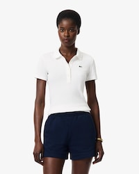 Polo Slim Fit L.12.D em Algod&atilde;o Canelado