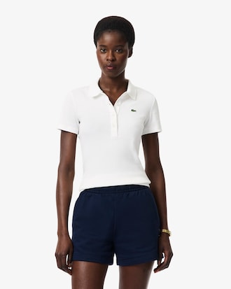 Polo Slim Fit L.12.D em Algod&atilde;o Canelado
