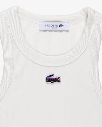 Musculosa de Punto Acanalado Cuello Redondo