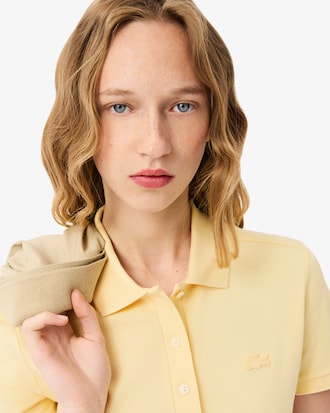 Camisa Polo Mini-Piqu&eacute; Stretch Slim Fit L.12.D