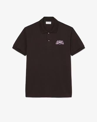 Classic Fit Graphic Branding Polo Shirt