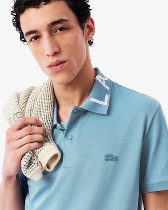 Camisa Polo Jacquard Branded Corte Ajustado