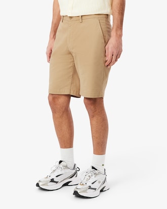 Bermuda Chino em Sarja de Algod&atilde;o Stretch &ndash; Modelagem reta